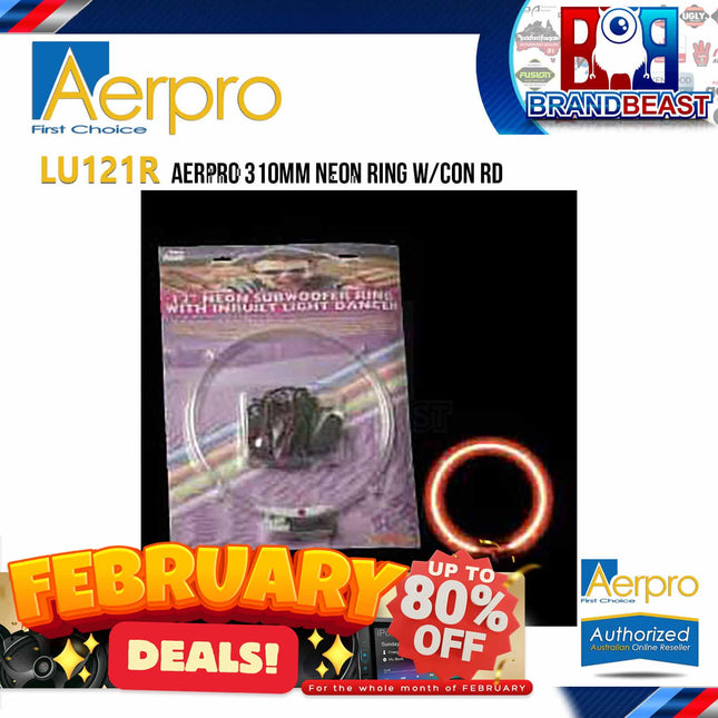 Aerpro LU121R 310mm LED Neon Ring With Con Red