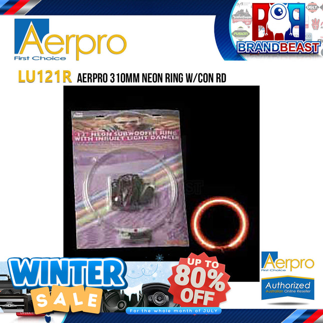 Aerpro LU121R 310mm LED Neon Ring With Con Red