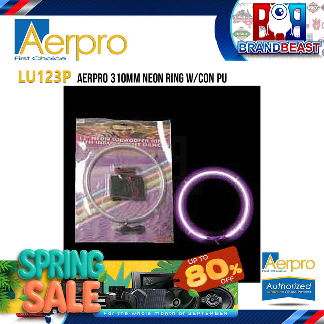Aerpro LU123P 310mm LED Neon Ring with Con Pink