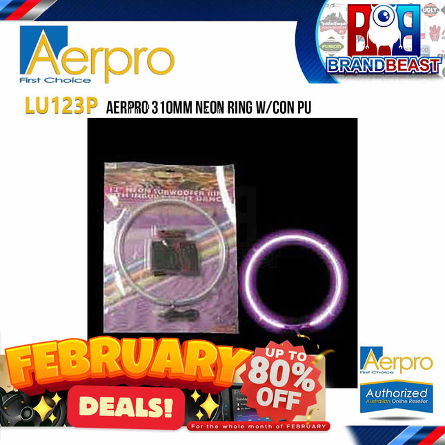 Aerpro LU123P 310mm LED Neon Ring with Con Pink