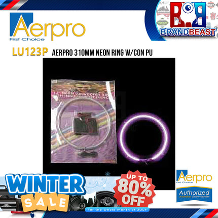Aerpro LU123P 310mm LED Neon Ring with Con Pink