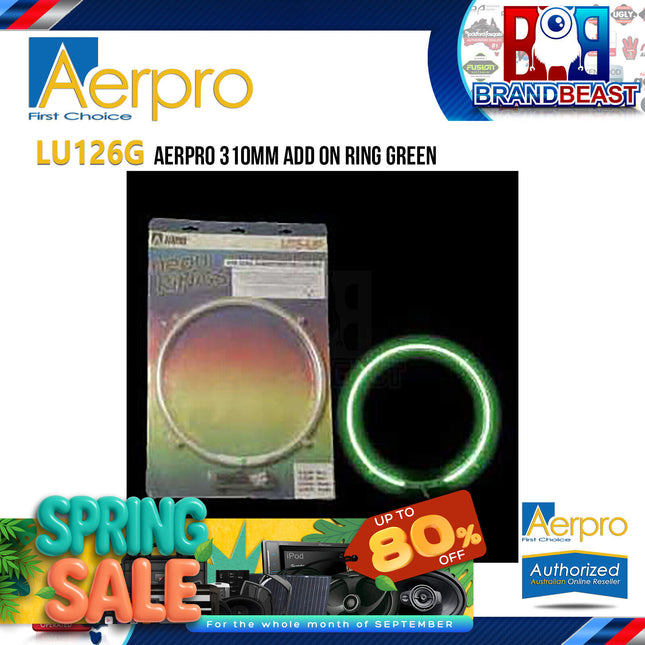 Aerpro LU126G LED Neon 310mm Add On Ring Green