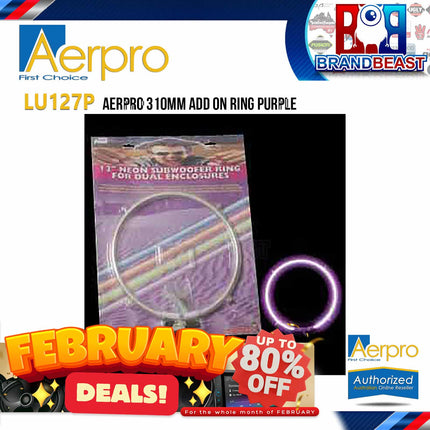 Aerpro LU127P LED Neon 310mm Add On Ring Purple