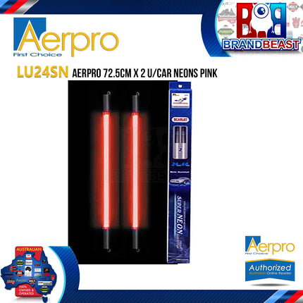 Aerpro LU24SN 72.5Cm x 2 U/Car LED Neon Pink