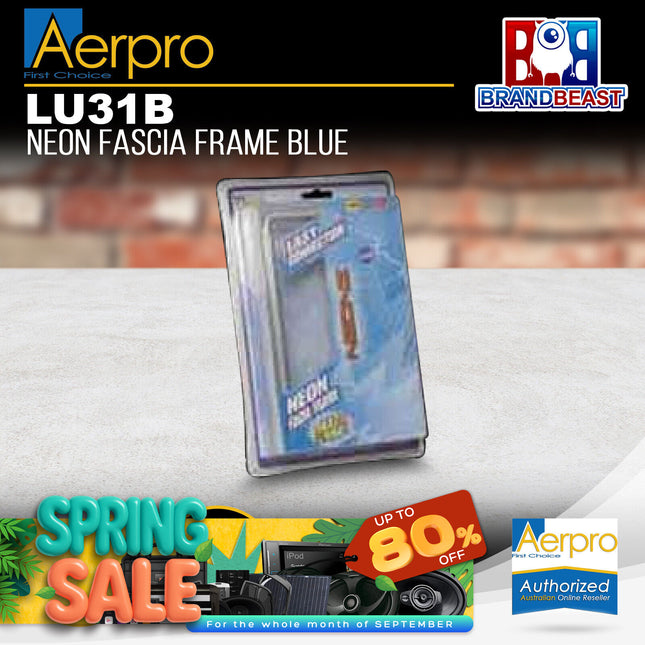 Aerpro Lu31B Neon Facia Frame Blue