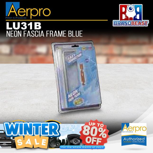 Aerpro Lu31B Neon Facia Frame Blue