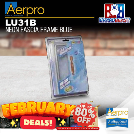 Aerpro Lu31B Neon Facia Frame Blue