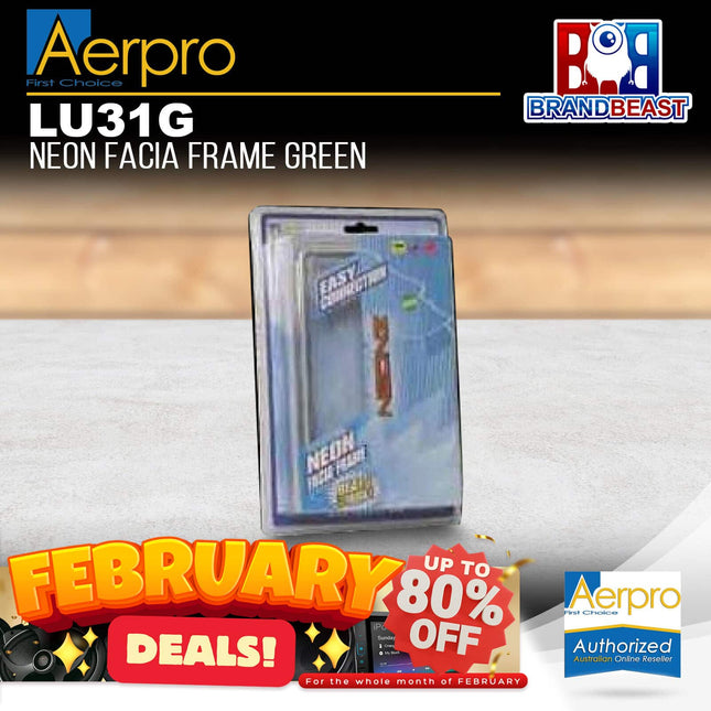 Aerpro Lu31G Neon Facia Frame Green