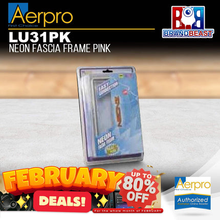 Aerpro LU31PK Neon Facia Frame Pink