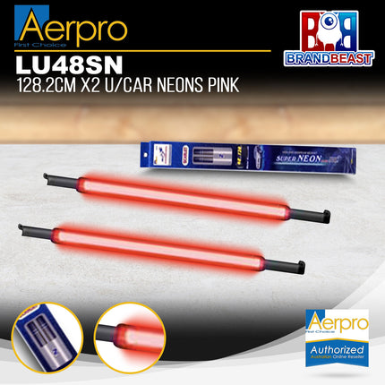 Aerpro LU48SN 128.2cm x2 U/Car LED Neon Pink
