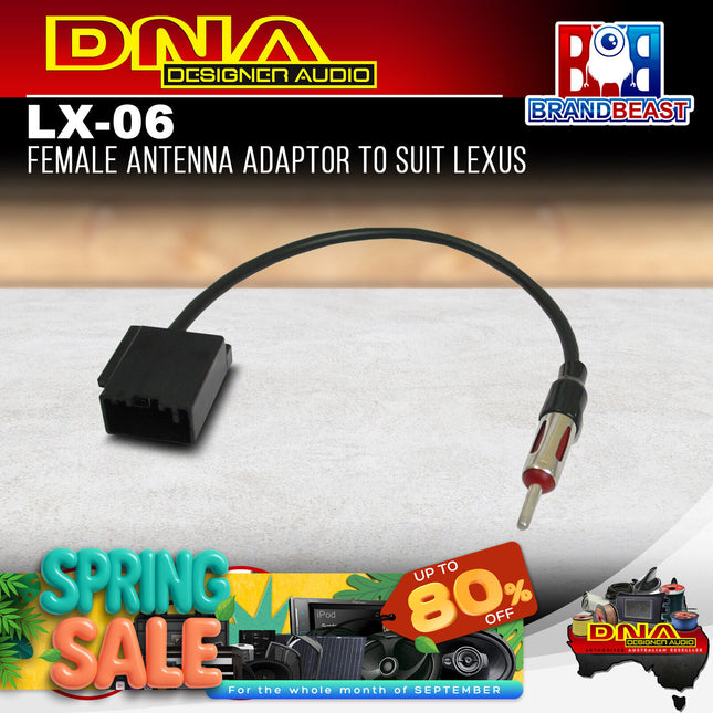 DNA LX-06 Female Antenna Adaptor To Suit Lexus