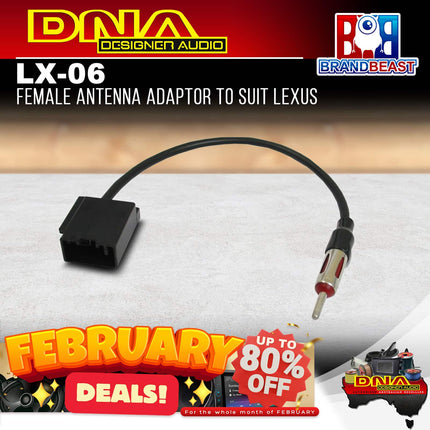 DNA LX-06 Female Antenna Adaptor To Suit Lexus