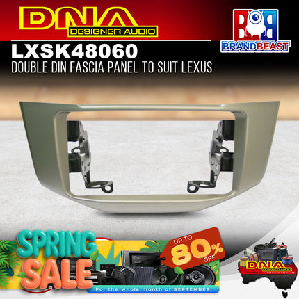DNA LXS-K48060 Double DIN Fascia Panel to Suit Lexus
