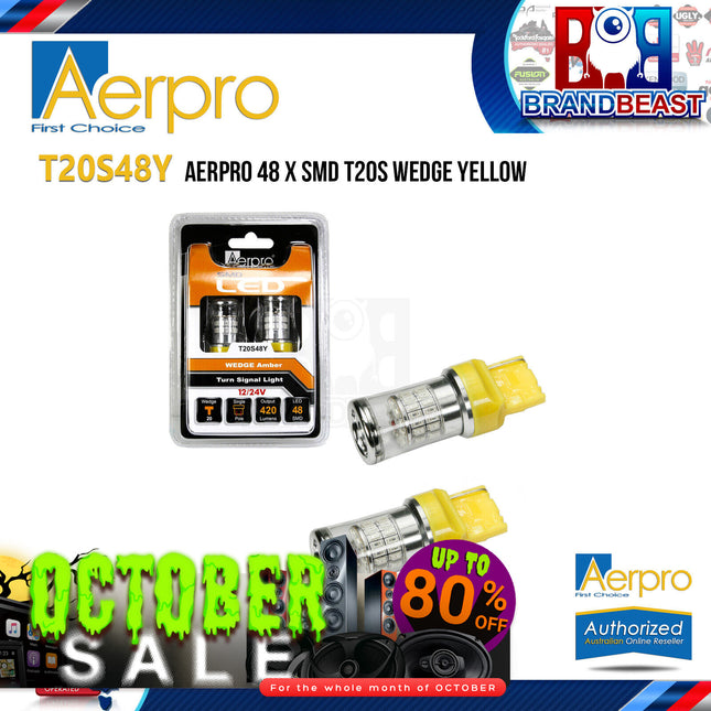 Aerpro T20S48Y 48x T20S SMD Wedge - Amber