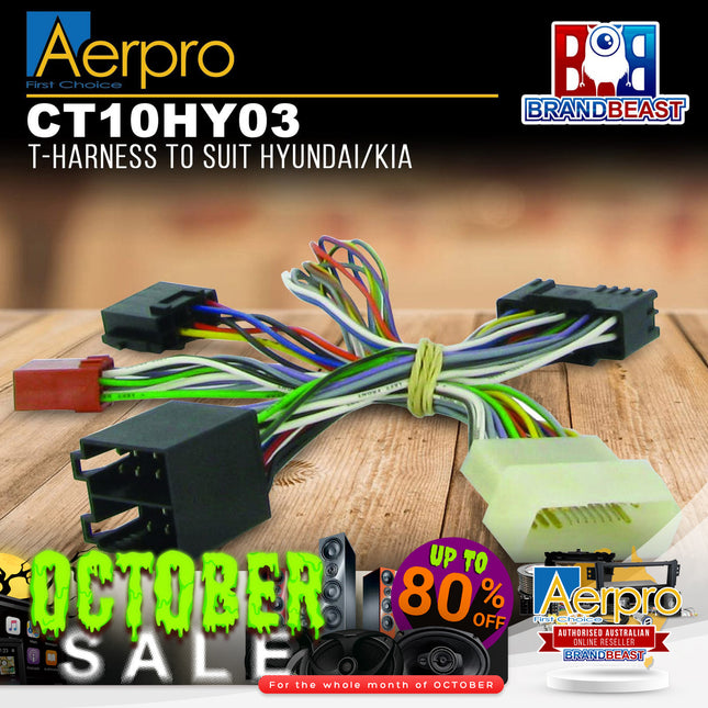 Aerpro CT10HY03 T-Harness to Suit Hyundai/Kia