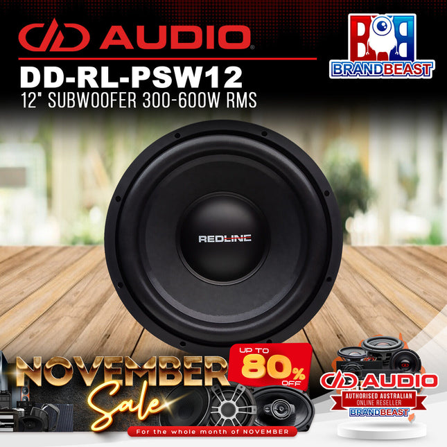 DD Audio DD-RL-PSW12-D2 REDLINE PSW Series 12" 1800W Subwoofer