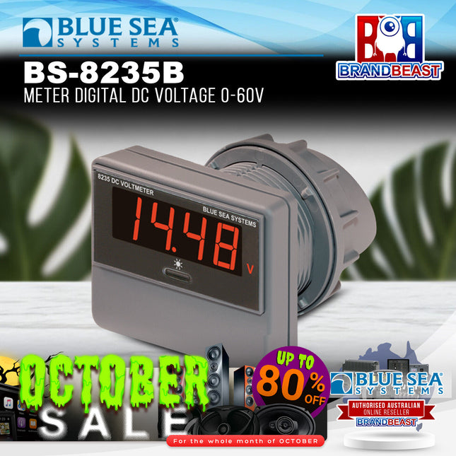Blue Sea Systems BS-8235B Meter Digital DC Voltage 0-60V