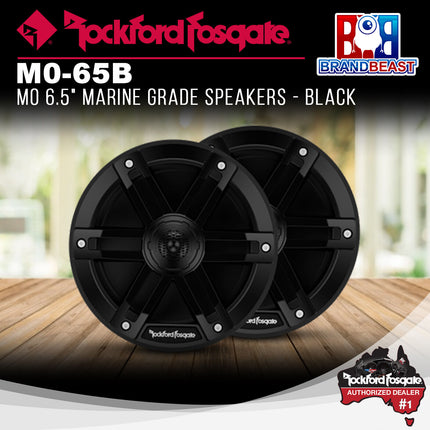Rockford Fosgate M0-65B M0 6.5" Marine Grade Speakers - Black