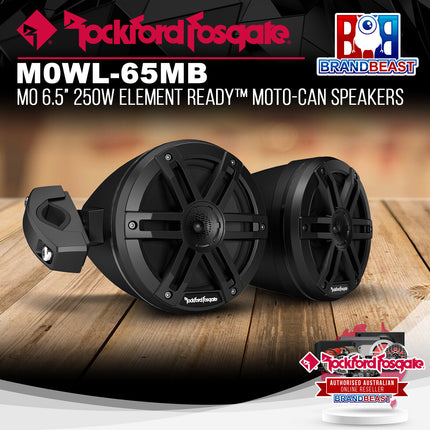 Rockford Fosgate M0WL-65MB M0 6.5" 250W Element Ready™ Moto-Can Speakers