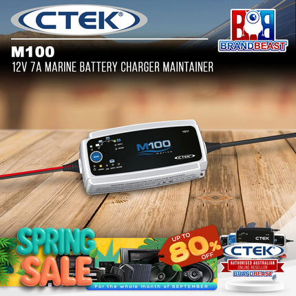 CTEK M100 12V 7A Marine Battery Charger and Maintainer