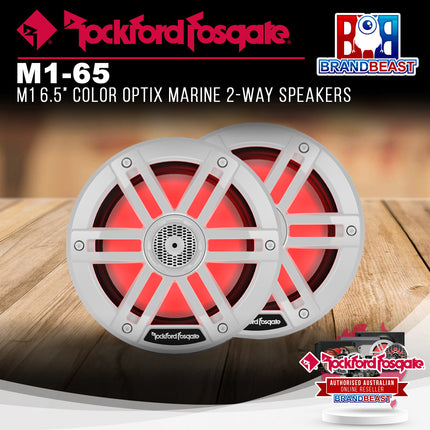 Rockford Fosgate M1-65 M1 6.5" Color Optix Marine 2-Way Speakers