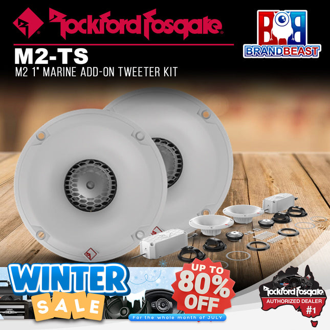 Rockford Fosgate M2-TS M2 1" Marine Add-On Tweeter Kit