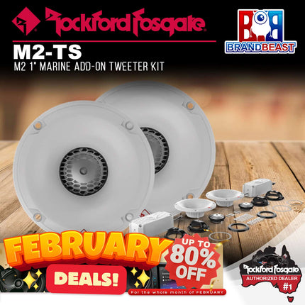 Rockford Fosgate M2-TS M2 1" Marine Add-On Tweeter Kit