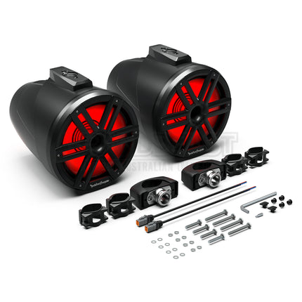 Rockford Fosgate M2WL-10HB 10" M2 Color Optix™ 2-Way Horn Loaded Tower Speakers (pr) - Black