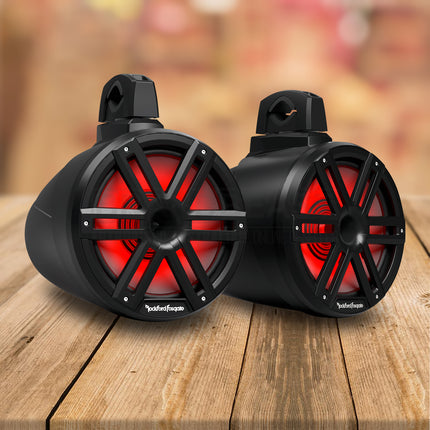 Rockford Fosgate M2WL-10HB 10" M2 Color Optix™ 2-Way Horn Loaded Tower Speakers (pr) - Black