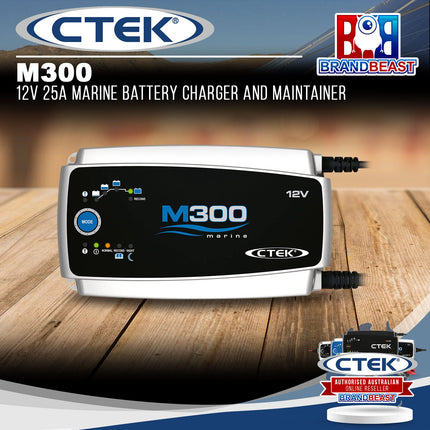 CTEK M300 12V 25A Marine Battery Charger and Maintainer