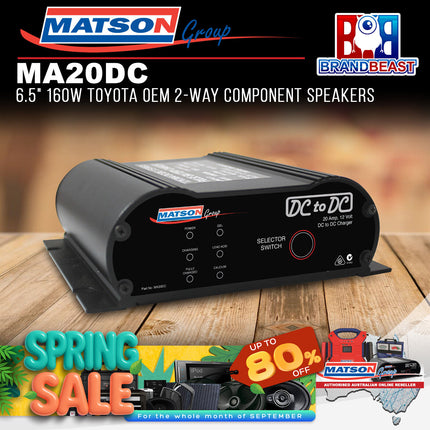 Matson MA20DC 20 Amp Dc To Dc Battery Charger