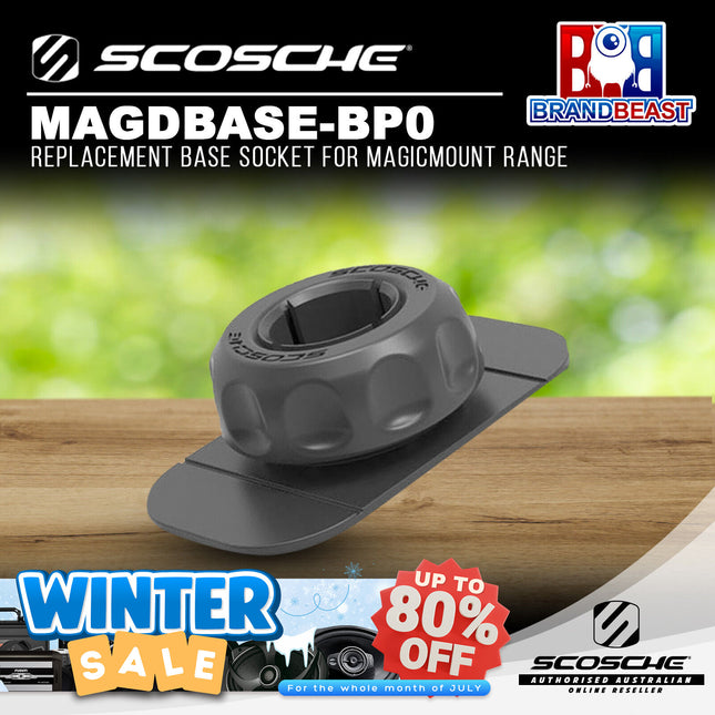 Scosche MAGDBASE-BP0 Replacement Base Socket for MagicMount Range