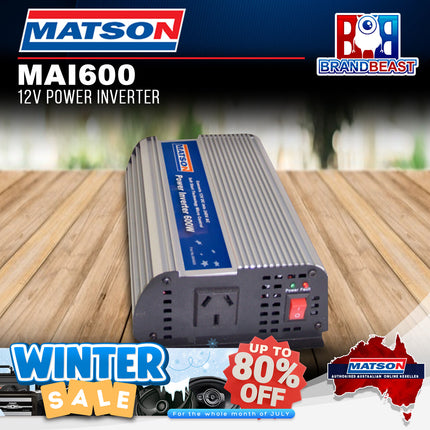 Matson MAI600 12V Power Inverter