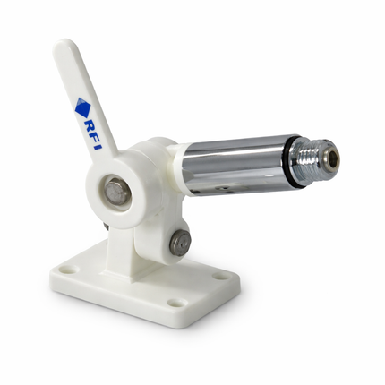 RFI MAM-CDQ White Marine Knock Down Mount with CDQ Adaptor and 5m FME(F) Cable