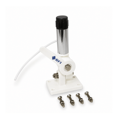 RFI MAM-CDQ White Marine Knock Down Mount with CDQ Adaptor and 5m FME(F) Cable