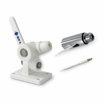 RFI MAM-CDQ White Marine Knock Down Mount with CDQ Adaptor and 5m FME(F) Cable