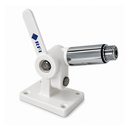 RFI MAM-CDQ White Marine Knock Down Mount with CDQ Adaptor and 5m FME(F) Cable