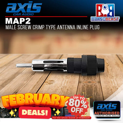 Axis MAP2 Male Inline Antenna Plug