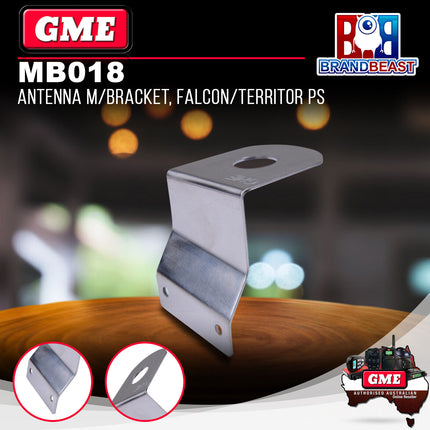 GME MB018 1.5mm Antenna Mounting Bracket - Stainless Steel