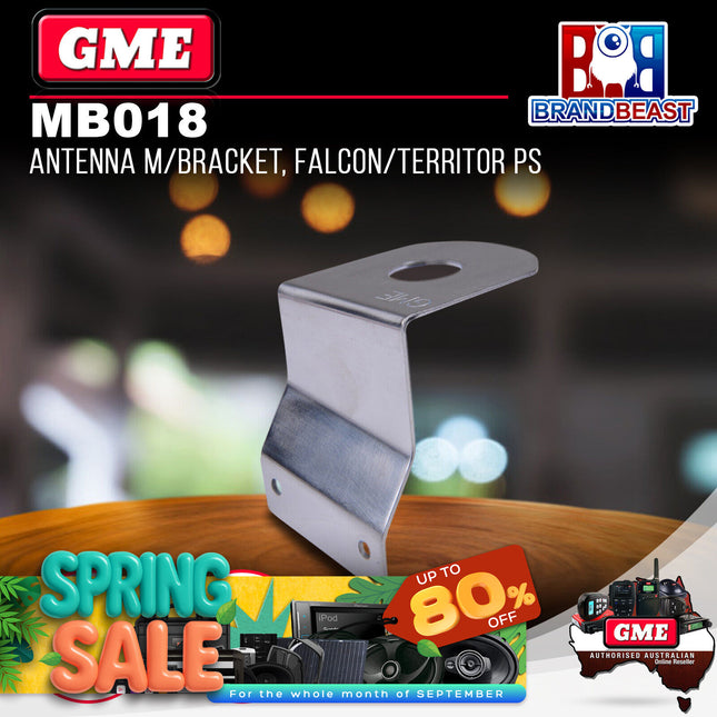 GME MB018 1.5mm Antenna Mounting Bracket - Stainless Steel