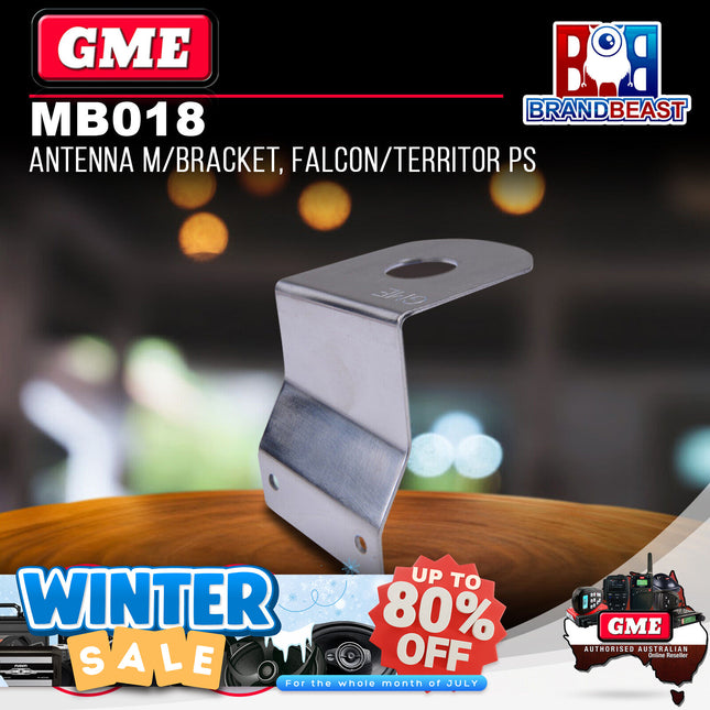 GME MB018 1.5mm Antenna Mounting Bracket - Stainless Steel