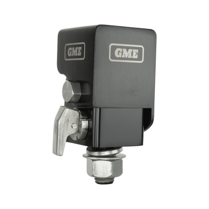 GME MB042B Heavy Duty Fold Down Antenna Bracket Black Stainless