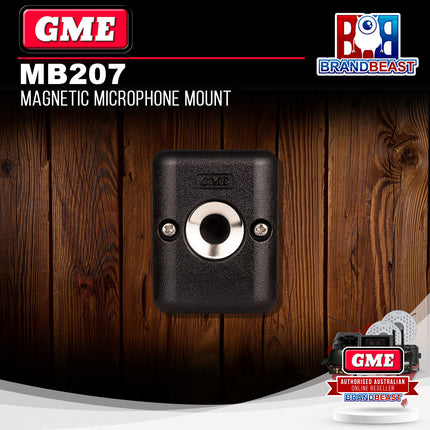 GME MB207 Magnetic Microphone Mounting Bracket - Includes 3map Adhesive Patch
