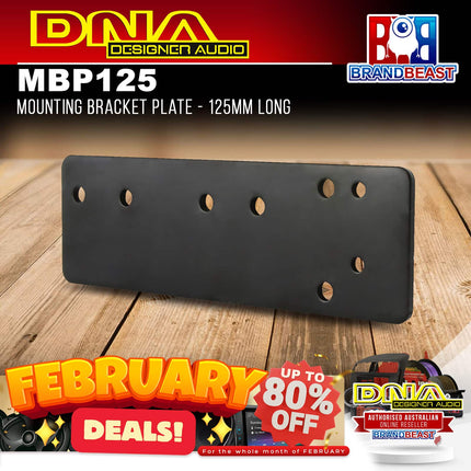 DNA MBP125 Mounting Bracket Plate - 125mm Long