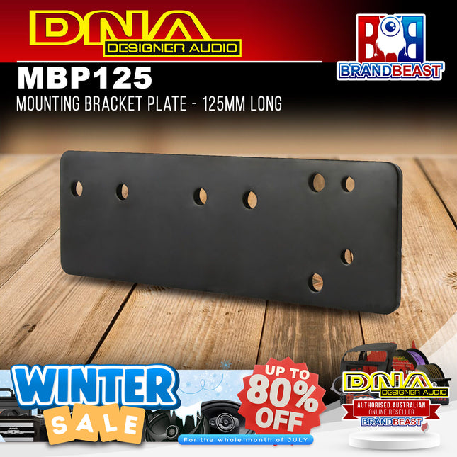 DNA MBP125 Mounting Bracket Plate - 125mm Long