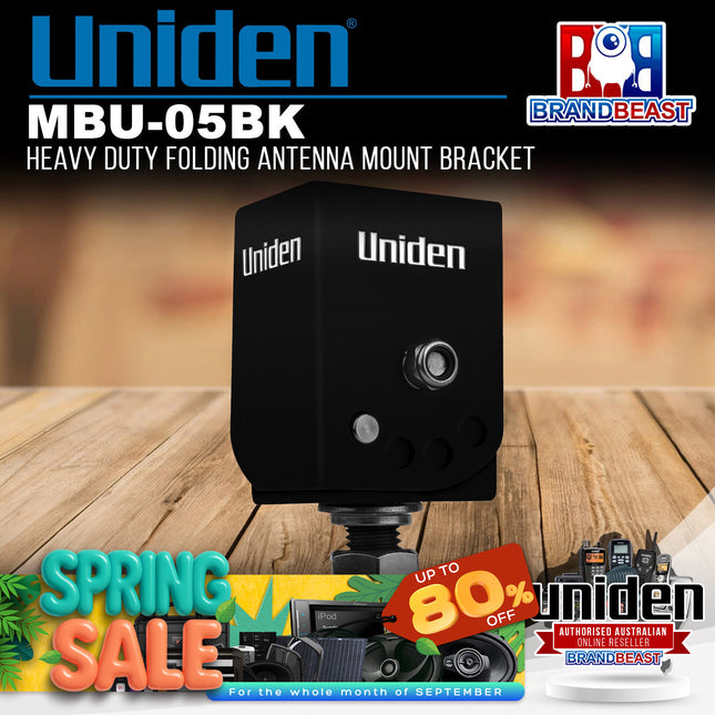 Uniden MBU-05BK Heavy Duty Folding Antenna Mount Bracket