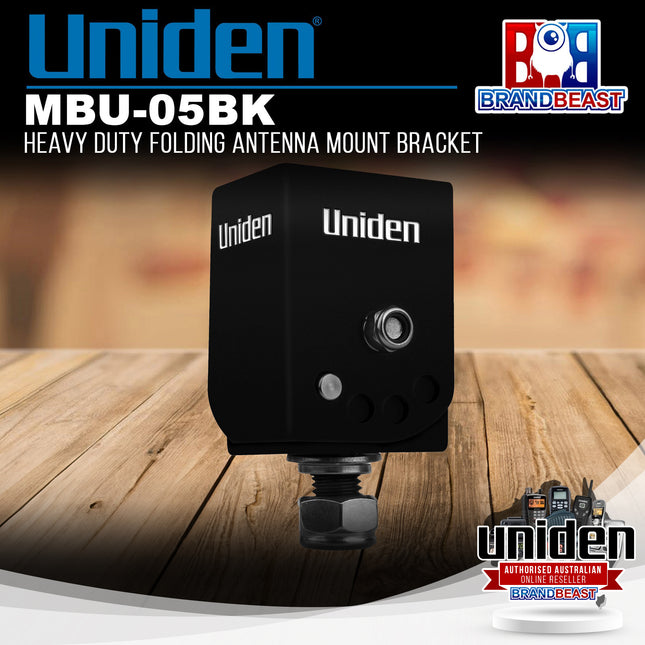 Uniden MBU-05BK Heavy Duty Folding Antenna Mount Bracket