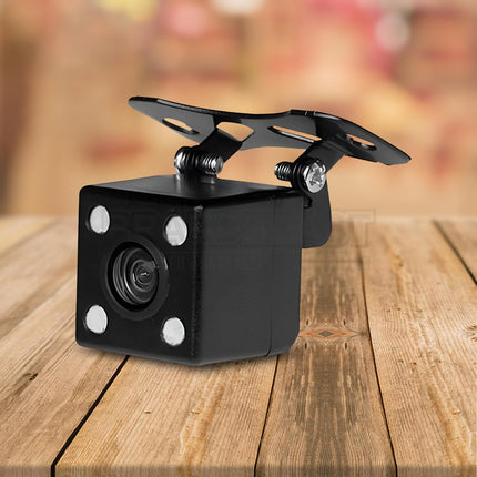 MONGOOSE MC3NV Adjustable Bracket Reverse Camera with Night Vision - LED Enhanced Visibility