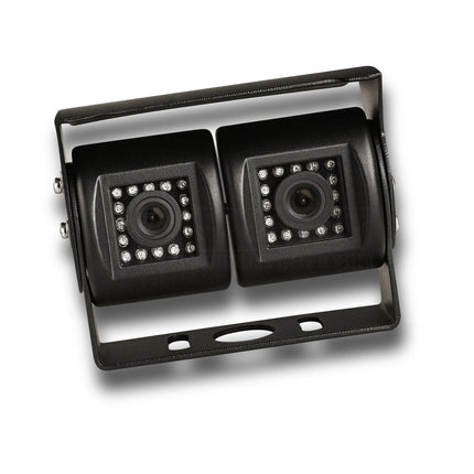 MONGOOSE MC420B Dual Cameras Black - 2 Cameras in One Mounting Bracket System