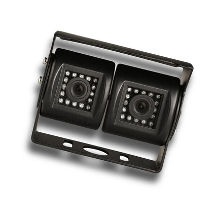 MONGOOSE MC420B Dual Cameras Black - 2 Cameras in One Mounting Bracket System